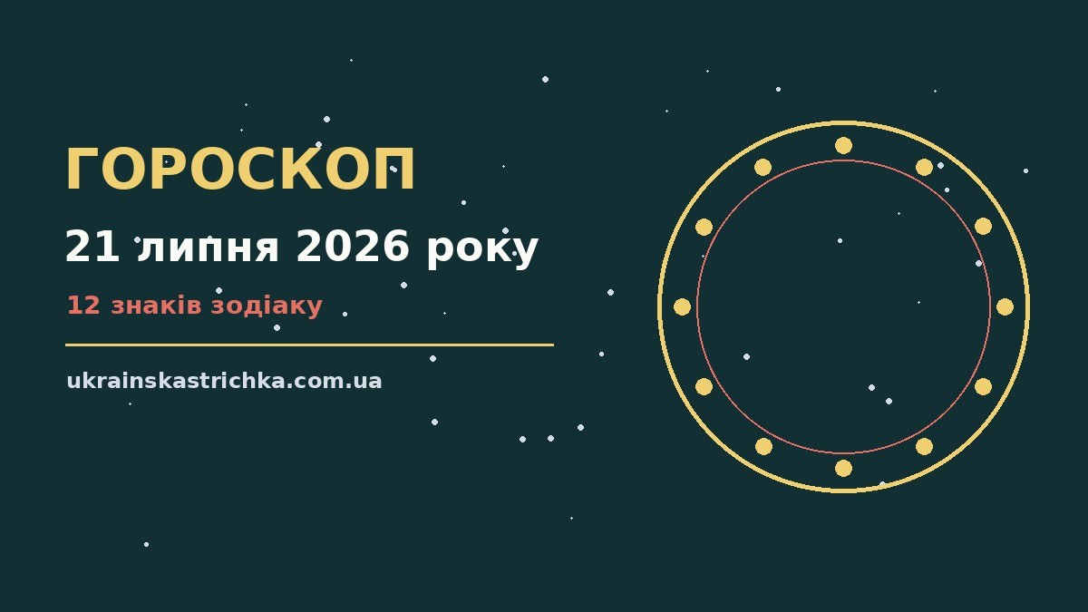 Гороскоп на 21 липня 2026 року: ключові моменти дня про події, зустрічі та вибір