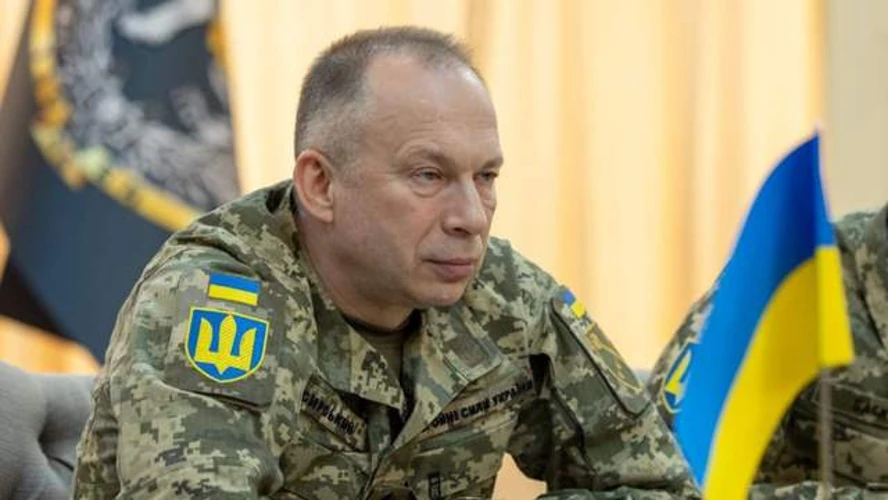 Головнокомандувач ЗСУ Олександр Сирський під час робочої наради