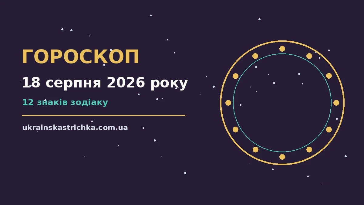 Гороскоп на 18 серпня 2026 року: ключові моменти дня про події, зустрічі та вибір