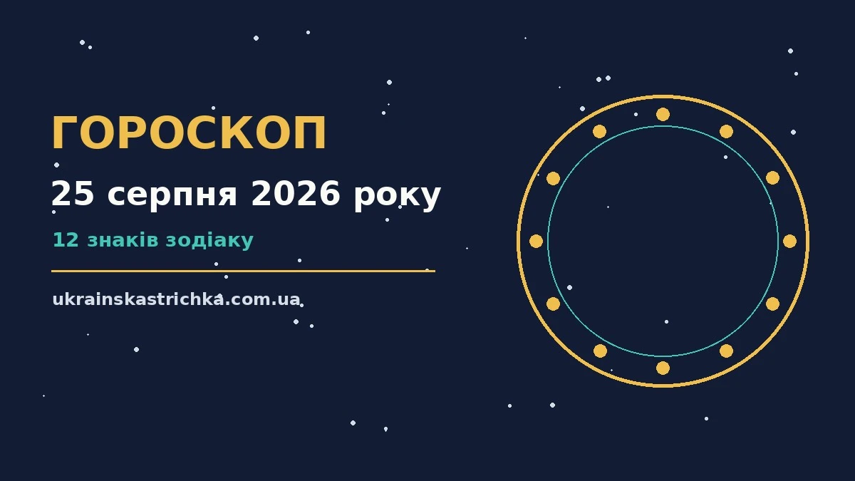Гороскоп на 25 серпня 2026 року: настрій дня, нотатки та чашка кави на робочому столі