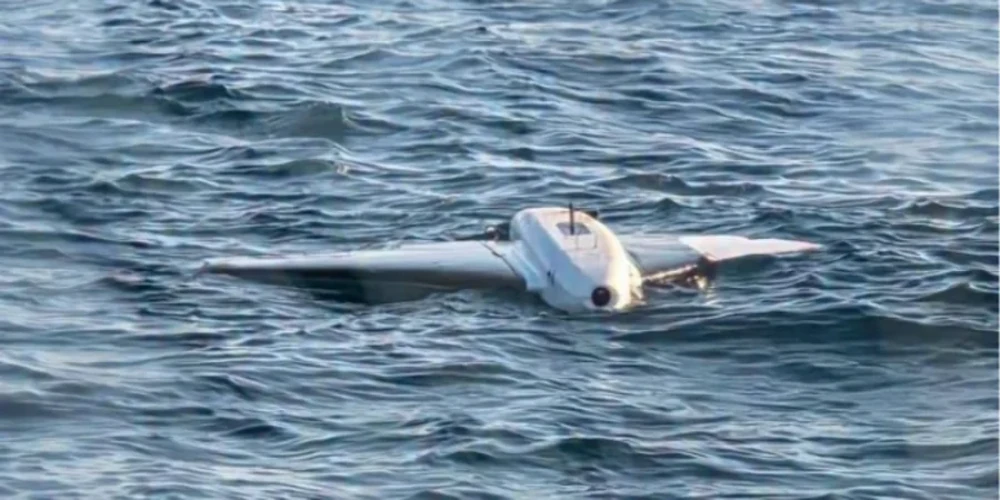 Район газового проєкту Neptun Deep у Чорному морі після контрольованого підриву двох дронів