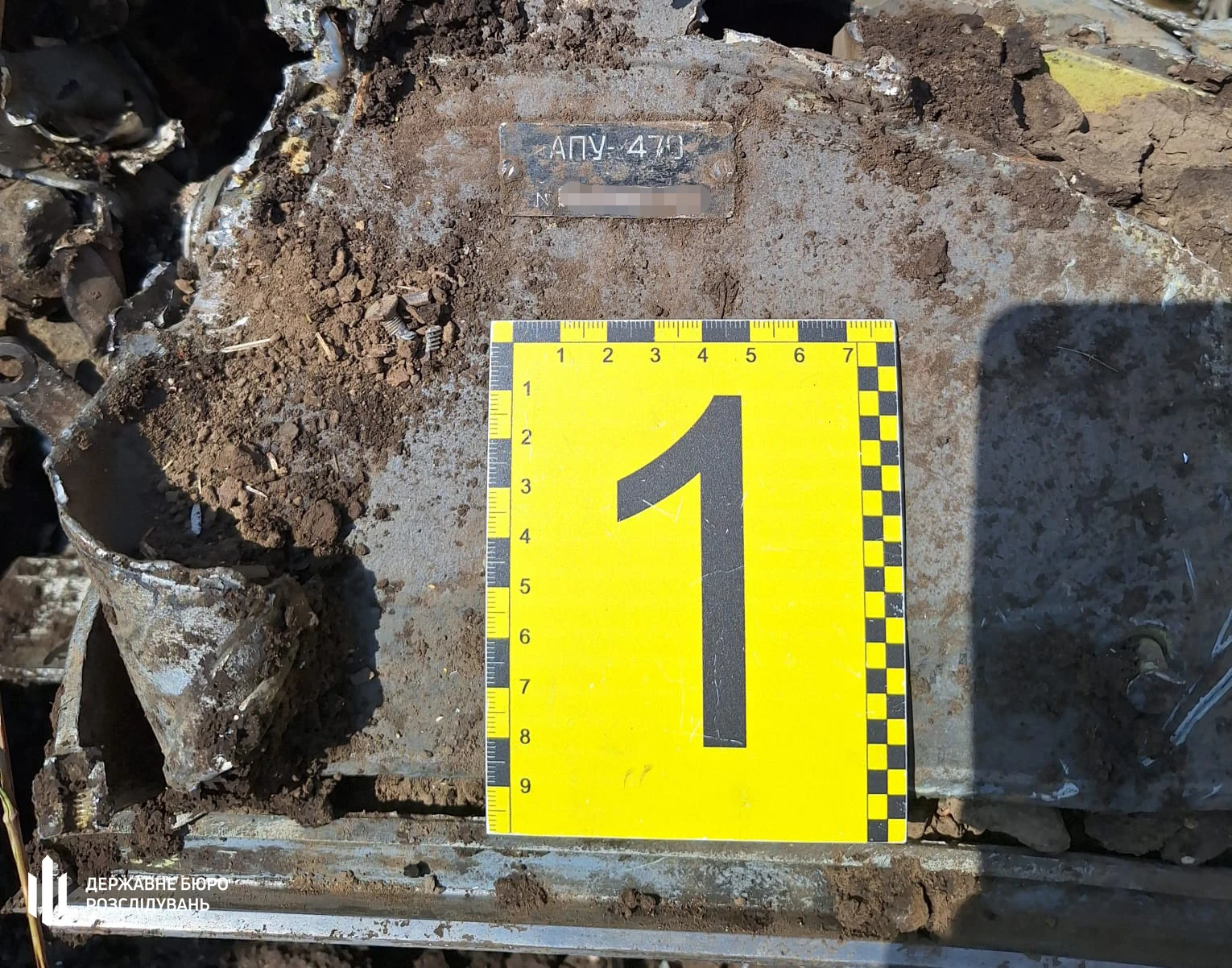 Бортовий реєстратор винищувача МіГ-29 з термічними пошкодженнями після пожежі
