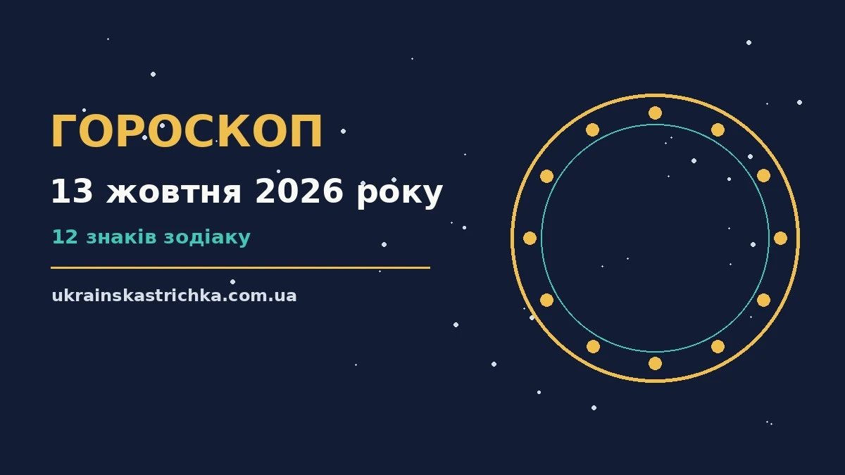 Гороскоп на 13 жовтня 2026 року: ключові моменти дня про події, зустрічі та вибір