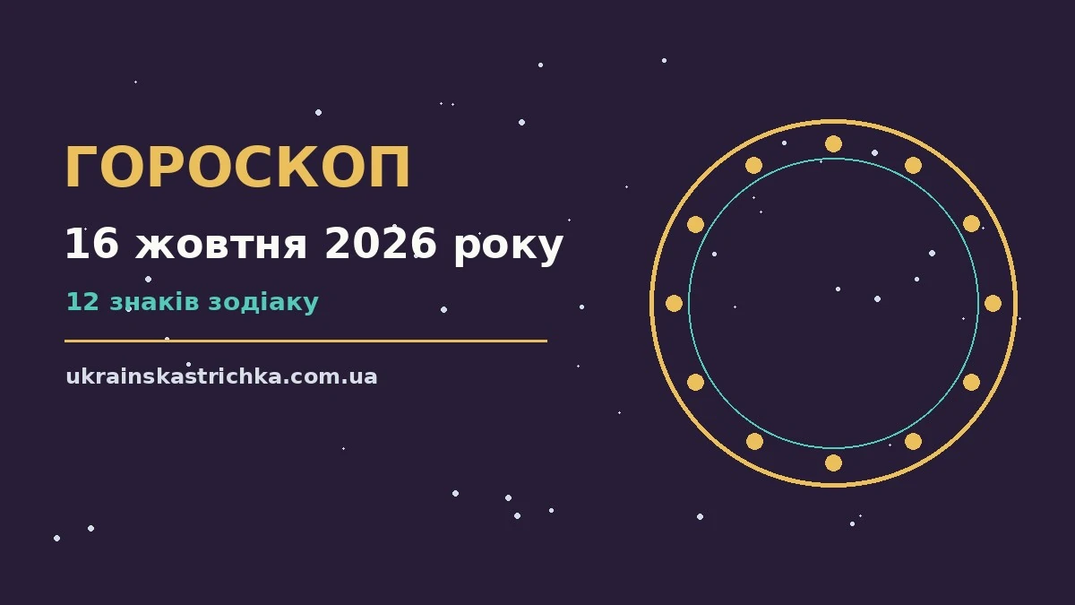 Гороскоп на 16 жовтня 2026 року: ключові моменти дня про події, зустрічі та вибір