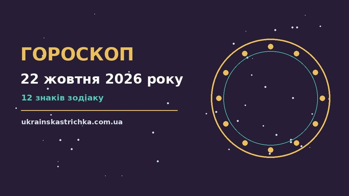 Гороскоп на 22 жовтня 2026 року: ключові моменти дня про події, зустрічі та вибір