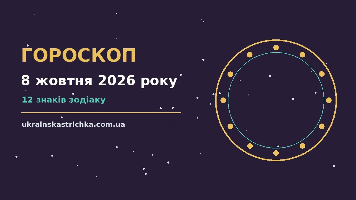 Гороскоп на 8 жовтня 2026 року: ключові моменти дня про події, зустрічі та вибір