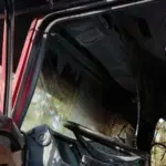 Рятувальники та пожежна автоцистерна у Краматорську
